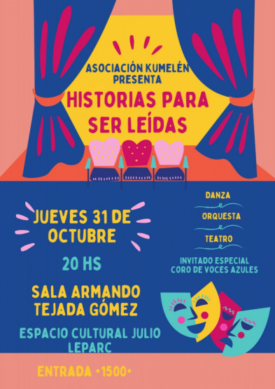 Historias para ser leídas de la Asociación Kumelén en el Le Parc